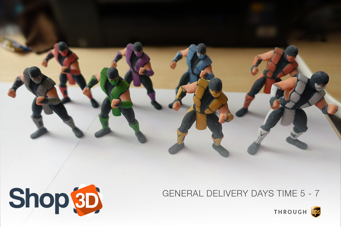 Shop3D customizable 3D collectible figures